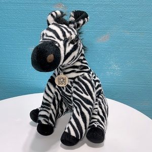 Wild Republic Zebra Plush Animal Plush Toy Sacramento Zoo 12" Tall